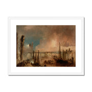 Burning of the Houses of Parliament Framed & Mounted Print