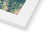 Sun setting on the Seine at Lavacourt Framed & Mounted Print