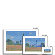 Poppy Field, Giverny  Framed & Mounted Print