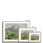 Mont Sainte-Victoire (La Montagne Sainte-Victoire Framed & Mounted Print