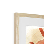 Caricature of Leo Gestel and his wife Framed & Mounted Print