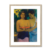Two Tahitian Women Framed & Mounted Print