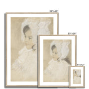 Portrait of a Child (Marie Moll) Framed & Mounted Print