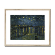 Starry Night on the Rhone Framed & Mounted Print