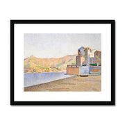 The Town Beach, Collioure, Opus 165 Framed & Mounted Print