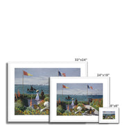 Garden at Sainte-Adresse Framed & Mounted Print