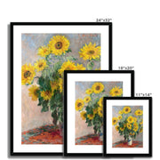 Bouquet of Sunflowers Framed & Mounted Print