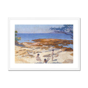 Beach at Cabasson Framed & Mounted Print