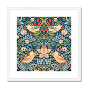 Strawberry Thief Pattern Framed & Mounted Print