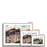 Rooftops, Paris Framed & Mounted Print
