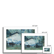 Arrival of the Normandy Train, Gare Saint-Lazare Framed & Mounted Print