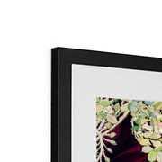 Panel Entitled “Femme à marguerite” or Woman with Daisy Framed & Mounted Print