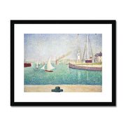 Entrance of The Port of Honfleur Framed & Mounted Print