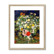 Bouquet of Flowers in a Vase Framed & Mounted Print