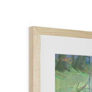 Young Mother Sewing Framed & Mounted Print