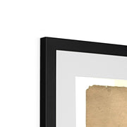 Portrait of a lady and three hand studies Framed & Mounted Print