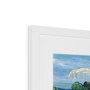 Green Wheat Field with Cypress Framed & Mounted Print