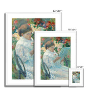 On a Balcony Framed & Mounted Print