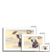 Scene from the Nog theater play Yamauba Framed & Mounted Print