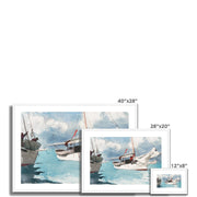 Fishing Boats, Key West Framed & Mounted Print