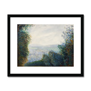 The Auvers Valley on the Oise River Framed & Mounted Print