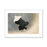 Snow from Momoyogusa - Flowers of a Hundred Generations Framed & Mounted Print