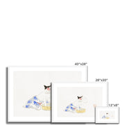 Album of Ichiryusai Hiroshige's Sketches Framed & Mounted Print