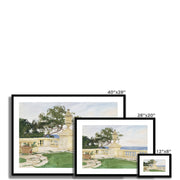 Terrace, Vizcaya Framed & Mounted Print