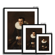 An Old Lady with a Book Framed & Mounted Print