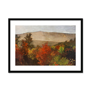 Autumn Treetops Framed & Mounted Print