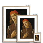 Portrait of a Youth Framed & Mounted Print