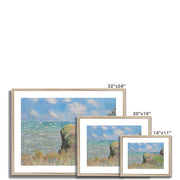 Cliff Walk at Pourville Framed & Mounted Print