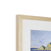 Bathers in Perros Guirec Framed & Mounted Print