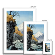 Foot of Mount Ashitaka Framed & Mounted Print