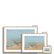 Beach at Low Tide Framed & Mounted Print