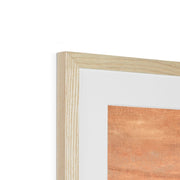 Young Woman with Ibis Framed & Mounted Print