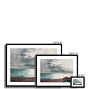 Breaking Storm, Coast of Maine Framed & Mounted Print