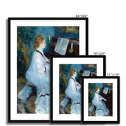 Woman at the Piano Framed & Mounted Print