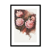 Red Peonies during 19th–20th century Framed & Mounted Print
