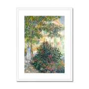 Camille Monet in the Garden at Argenteuil Framed & Mounted Print