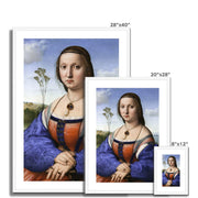 Portrait of Maddalena Strozzi Doni Framed & Mounted Print