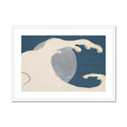 Waves and sun from Momoyogusa–Flowers of a Hundred Generations Framed & Mounted Print