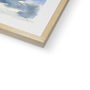 Yellow and Blue Framed & Mounted Print