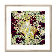 Panel Entitled “Femme à marguerite” or Woman with Daisy Framed & Mounted Print