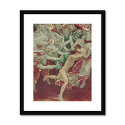 Study for the Museum of Fine Arts, Boston, Murals: Orestes and the Furies Framed & Mounted Print