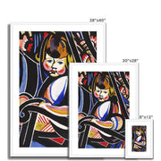 Child in Rocker Framed & Mounted Print