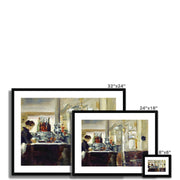Bon Bock Cafe Framed & Mounted Print