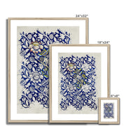 Watercolour for Printed Fabric Design: Wey Famous Artwork Framed & Mounted Print