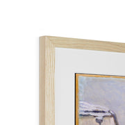 Rue Eugène Moussoir at Moret: Winter Framed & Mounted Print