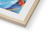 Winter Landscape in Moonlight Framed & Mounted Print